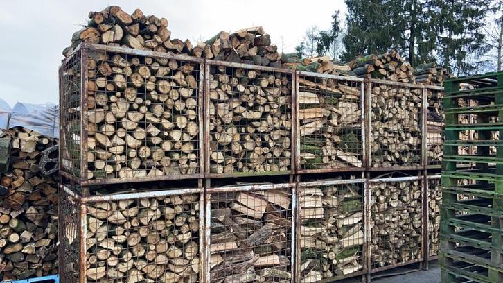 Stookklaar brandhout kachelhout, eiken, Tuin en Terras, Haardhout, Blokken, Eikenhout, 6 m³ of meer, Verzenden