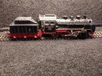 Oude Fleischmann locomotief met kolen tender HO, Gebruikt, Fleischmann, Ophalen of Verzenden, Gelijkstroom