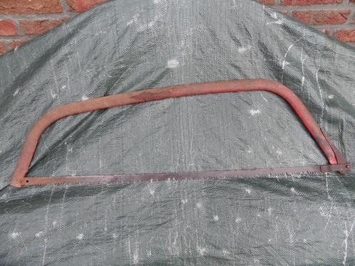 oude beugelzaag / boomzaag inclusief zaagblad 90 cm, Tuin en Terras, Handzagen, Gebruikt, Beugelzaag, Ophalen of Verzenden