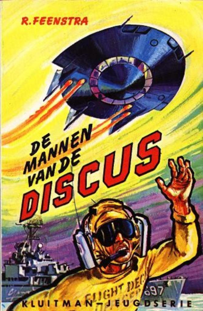 De mannen van de discus - R Feenstra  Tjerk Hiddes is een be, Boeken, Kinderboeken | Jeugd | 10 tot 12 jaar, Gelezen, Verzenden