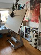 Professionele tekentafel 100x150 cm onderstel ; Friso Kramer, Ophalen, Gebruikt, 130 tot 150 cm
