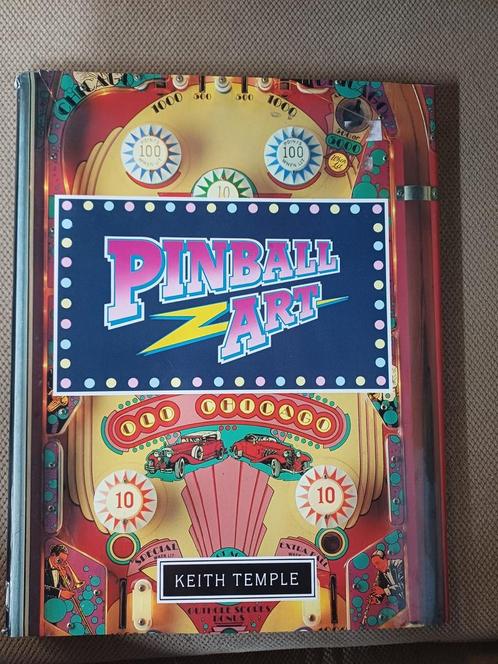 Pinball Art - Keith Temple - Flipperkasten Design, Boeken, Kunst en Cultuur | Fotografie en Design, Gelezen, Overige onderwerpen
