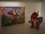 Lego Creator set 31145 Rode draak, Ophalen of Verzenden, Zo goed als nieuw, Complete set, Lego