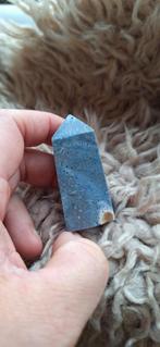Blauw Fosiel Koraal Torentje - 5.2cm, 40g, Verzamelen, Mineralen en Fossielen, Ophalen of Verzenden, Fossiel
