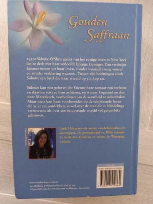 Gouden saffraan Linda Holeman,, Boeken, Romans, Nieuw, Nederland, Ophalen of Verzenden