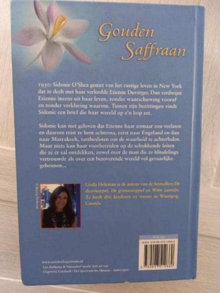 Gouden saffraan Linda Holeman,, Boeken, Romans, Nieuw, Nederland, Ophalen of Verzenden