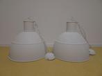 Tygo metalen lamp hanglamp wit 2x, Ophalen of Verzenden, Zo goed als nieuw, Metaal, Minder dan 50 cm