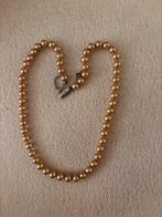 Parelketting 58 parels van 7mm, Overige kleuren, Ophalen of Verzenden, Steen of Mineraal, Verstelbaar