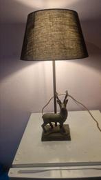Sissy boy herten" lamp brons, Ophalen of Verzenden, Gebruikt, E27 (groot), Led-lamp