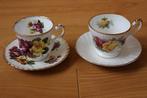 2 Engelse kopjes van Royal Rosina en Queen's, Verzamelen, Ophalen of Verzenden, Zo goed als nieuw, Porselein, Kop en/of schotel