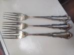 3 antiek massief zilveren vorken 156 gram, Antiek en Kunst, Antiek | Bestek, Ophalen of Verzenden