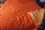 Mooie oranje wollen deken te koop, Huis en Inrichting, Slaapkamer | Beddengoed, Ophalen of Verzenden, Gebruikt, Eenpersoons, Deken of Dekbed