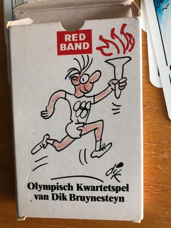 Red Band. Olympisch kwartet. Van Dik Bruynenstein, Verzamelen, Speelkaarten, Jokers en Kwartetten, Nieuw, Kwartet(ten), Ophalen of Verzenden