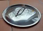 Rvs pannendeksel staal, deksel grote Sola pan van ø 24cm, Ophalen of Verzenden, Zo goed als nieuw, Rvs