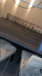 Luxe eetkamerset Eric Kusters stijl topstaat!, Huis en Inrichting, Complete eetkamers, Ophalen, Gebruikt, Eric Kusters, 4 tot 6 stoelen