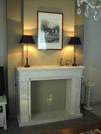 Nieuwe marmere sierschouw, Ophalen, Nieuw