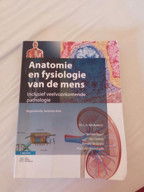 L.-L. Kirchmann - Anatomie en fysiologie van de mens, Boeken, Studieboeken en Cursussen, Zo goed als nieuw, HBO, Ophalen of Verzenden