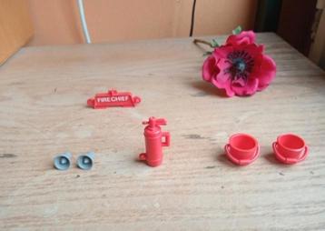Playmobil brandweer auto chief 076 vintage parts  beschikbaar voor biedingen