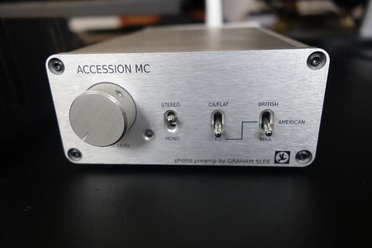 Graham Slee Accession MC + Enigma -- phono voorversterker, Audio, Tv en Foto, Versterkers en Receivers, Zo goed als nieuw, Minder dan 60 watt