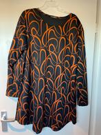 Nieuwe zwart oranje print royale alijn tuniek new jersey, Verzenden, New jersey, Nieuw, New jersey