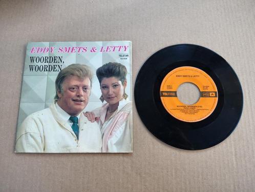 7" Single: Eddy Smets & Letty - Woorden, Woorden (1987), Cd's en Dvd's, Vinyl Singles, Gebruikt, Pop, 7 inch, Verzenden