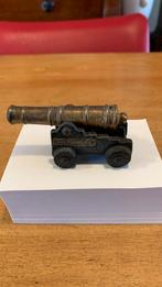 Miniatuur kanon gietijzer/messing, Antiek en Kunst, Ophalen of Verzenden