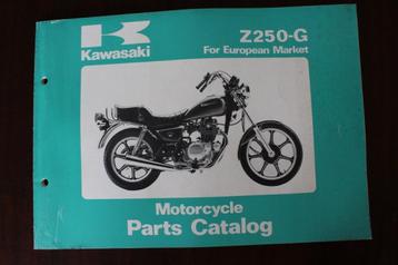 Kawasaki Z250G 1980 motorcycle owner's manual Z250 G2 beschikbaar voor biedingen