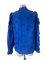 Fabienne Chapot blouse M, Maat 38/40 (M), Blauw, Ophalen of Verzenden, Zo goed als nieuw