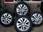 PEUGEOT 17 INCH VELGEN MET ZOMERBANDEN 3008 5008, Auto-onderdelen, Banden en Velgen, Ophalen, 215 mm, Banden en Velgen, 17 inch