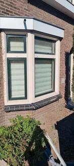 3 kunstof kozijnen incl HR++ glas voor erker, Doe-het-zelf en Verbouw, Ophalen, Gebruikt