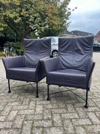 Montis stoelen, Huis en Inrichting, Gebruikt, Leer, Ophalen of Verzenden, 50 tot 75 cm