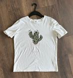 Jake's Casual witte t-shirt shirt met cactus print maat M, Maat 38/40 (M), Wit, Nieuw, Ophalen of Verzenden
