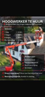 hoogwerkers te huur / huren elektrisch / diesel, Ophalen of Verzenden, Gebruikt