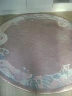 paars rond vloerkleed / karpet, Huis en Inrichting, Stoffering | Tapijten en Kleden, Gebruikt, 150 tot 200 cm, Rond, Ophalen of Verzenden