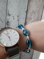 Blauw Schelpen Armbandje, Ophalen of Verzenden, Nieuw, Blauw, Met bedels of kralen