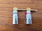 Banaanstekker Connector, Spades Voor Luidsprekerkabel, Overige merken, Overige typen, Nieuw, Ophalen of Verzenden
