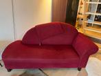 Wijnrode Suède Canapé / Chaise longue, Ophalen, Gebruikt, 150 tot 200 cm, Tweepersoons