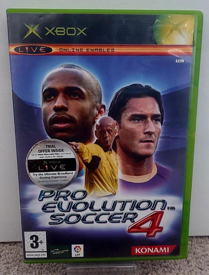 Pro Evolution Soccer 4, Spelcomputers en Games, Games | Xbox Original, Gebruikt, Sport, 2 spelers, Vanaf 3 jaar, Ophalen of Verzenden
