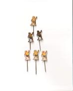 6 oude speldjes van Batavus fiets bromfiets brommer, Verzamelen, Speldjes, Pins en Buttons, Ophalen of Verzenden, Gebruikt, Overige onderwerpen