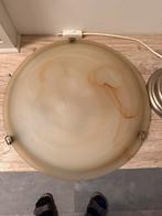Mooie plafond lanp ongeveer 40 cm doorsnede, Ophalen, Zo goed als nieuw, Rond, Hout