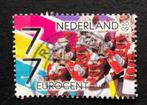 Postzegel Ndl Europazegel 77 cent Muziek internationaal, Postzegels en Munten, Ophalen of Verzenden, Na 1940, Gestempeld