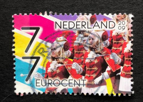 Postzegel Ndl Europazegel 77 cent Muziek internationaal, Postzegels en Munten, Postzegels | Nederland, Gestempeld, Na 1940, Ophalen of Verzenden