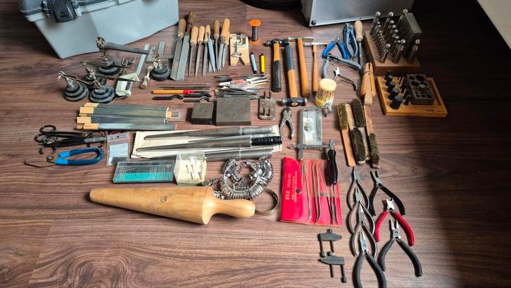 goudsmid gereedschap, Doe-het-zelf en Verbouw, Metalen, Gebruikt, Ophalen