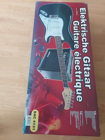 Elektrische Gitaar met Versterker - Complete Set nieuw beschikbaar voor biedingen