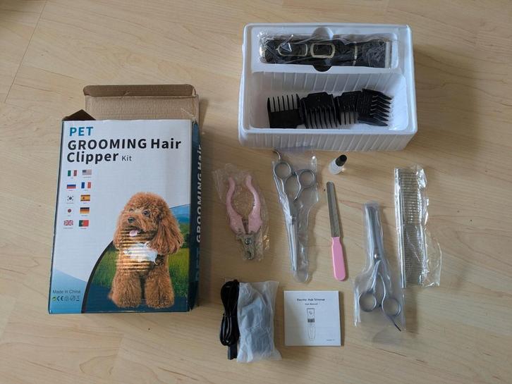 4x Pet Grooming Hair Clipper Kit | Complete Dieren Trimset, Dieren en Toebehoren, Honden-accessoires, Nieuw, Ophalen of Verzenden