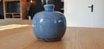 Inrichting - Grote blauwe vaas +/-15,5cm hoog / steen Mica, Huis en Inrichting, Woonaccessoires | Vazen, Minder dan 50 cm, Steen