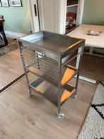 IKEA KUNGSFORS Roltafel roestvrijstaal 60x40 cm (H 90 cm), Huis en Inrichting, Keuken | Keukenelementen, Ophalen, 50 tot 100 cm