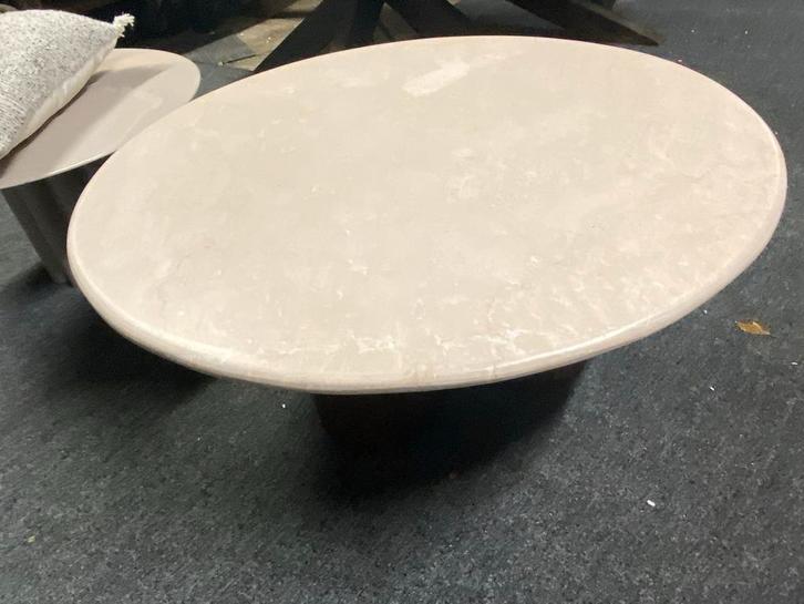 Marmeren Tafel met Mango Houten Poten, Huis en Inrichting, Tafels | Salontafels, Nieuw, 50 tot 75 cm, 50 tot 100 cm, 200 cm of meer