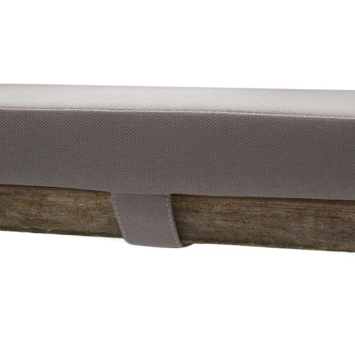 Picknicktafel Picknickbank kussens–150 x 30 cm – 4 cm Taupe, Tuin en Terras, Overige Tuin en Terras, Nieuw, Ophalen of Verzenden