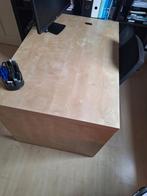 Bureau L vorm Ikea voor aan kallax kast, Ophalen of Verzenden, Gebruikt, Rechthoekig, Minder dan 50 cm